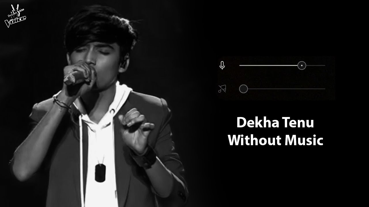 Dekha Tenu (Without Music Vocals Only) | Mohd. Faiz | Mr. and Mrs. Mahi | Now Vocals Dekha Tenu (Without Music Vocals Only) | Mohd. Faiz | Mr. and Mrs. Mahi | Now Vocals