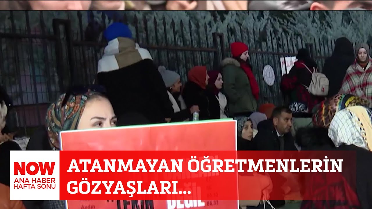 Atanmayan öğretmenlerin gözyaşları... 24 Kasım 2024 Ozan Gündoğdu ile NOW Ana Haber Hafta Sonu