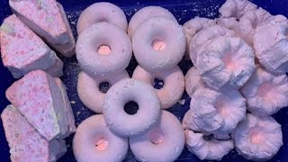 Pink Petals &amp; Dusty Donuts 🌸 | ASMR Gym Chalk Crushing 