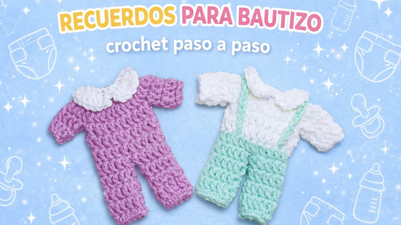 Recuerdos para BAUTIZO o BABY SHOWER 👶🏻🧶 TUTORIAL PARA PRINCIPIANTES ✨💖 Paso a paso🤗☺️