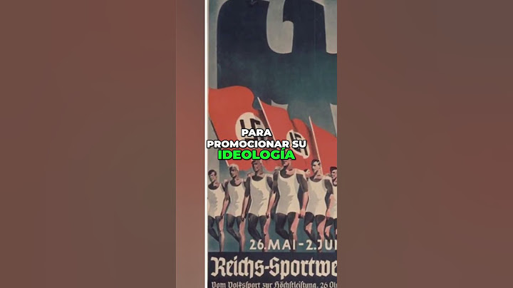 Las Olimpiadas de Berlín 1936: Promoción de una ideología  #historia