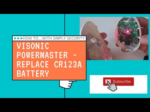 Video: Hoe vervang ik de batterij van mijn Visonic alarm?