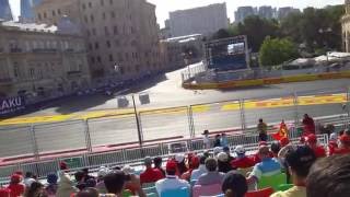 Эпизод гонки Формулы1 с Гран При Баку