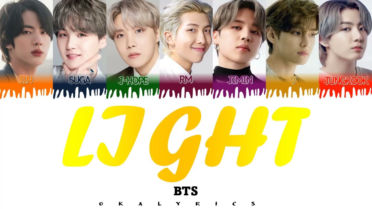BTS Lights Color Coded Lyrics YouTube