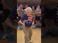 95-Year-Old Grandma Bowls a STRIKE! 🎳🔥 #GrandmaSkills #Bowling #NeverTooOld