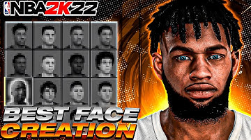 BEST DRIPPY FACE CREATION TUTORIAL IN NBA 2K22! BEST COMP FACE CREATION