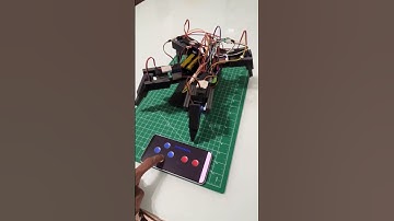 Robô Aranha #arduino #servos #servomotors #robótica #hc05