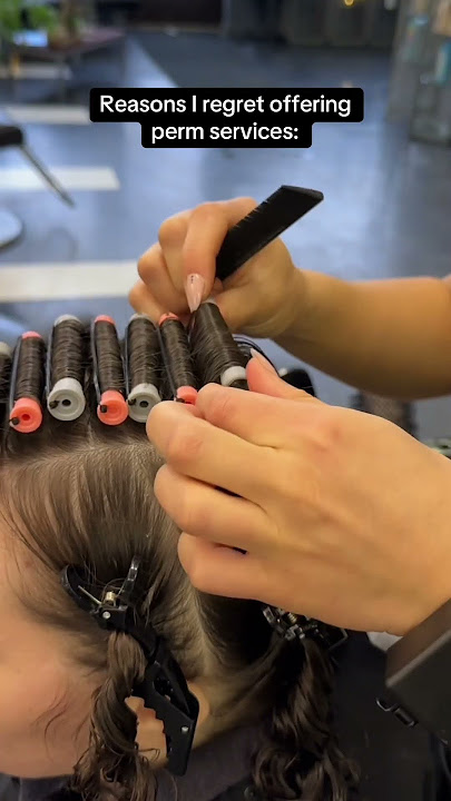 Reasons I regret offering perm services… #permwrap #perming #hairstyling #hairsalon #hair