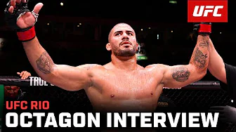 Vitor Petrino Octagon Interview | UFC Rio