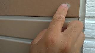 窯業系サイディングの釘頭処理|外壁塗装埼玉県川越市南大塚現場で塗替えリフォーム施工中