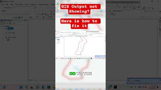 GIS Output not Showing?Here is how to fix it #gistutorial #floodrisk #gis