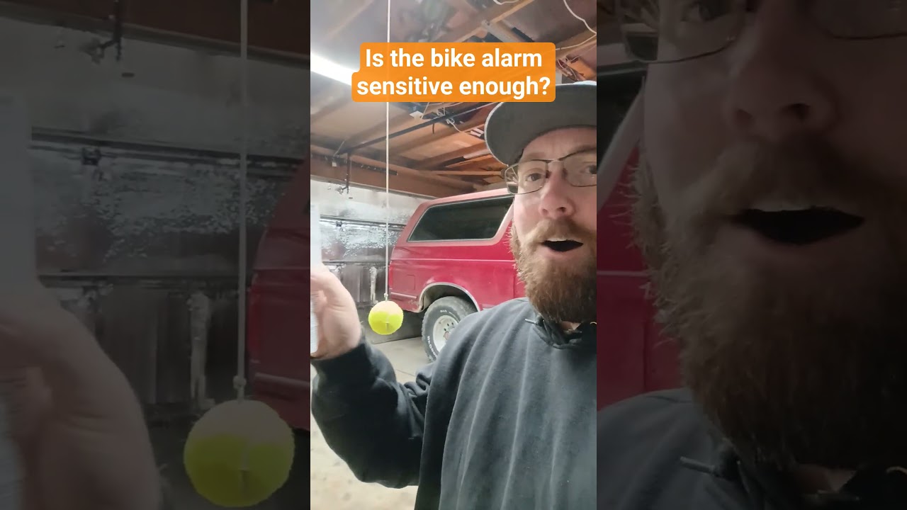 Is the bike alarm sensitive enough? #shorts