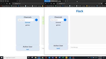 CS50W Chat Application Flack - Flask, Socket.IO, JavaScript