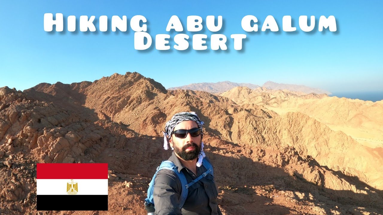 Hiking in the Abu Galum Desert in Egypt