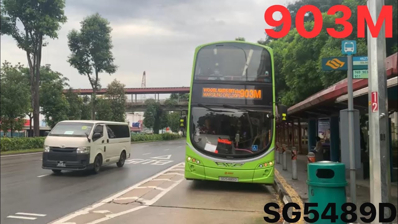 SMRT Buses 903M Volvo B9TL Wright Eclipse Gemini 2 SG5489D (Batch 4).
