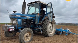 Ford 6610 & Monosem Mecca 3 Fodder Beet drilling