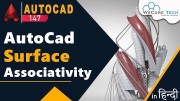 AutoCAD 3D - How To use Surface Associativity Command in AutoCAD | AutoCAD Tutorial | #147