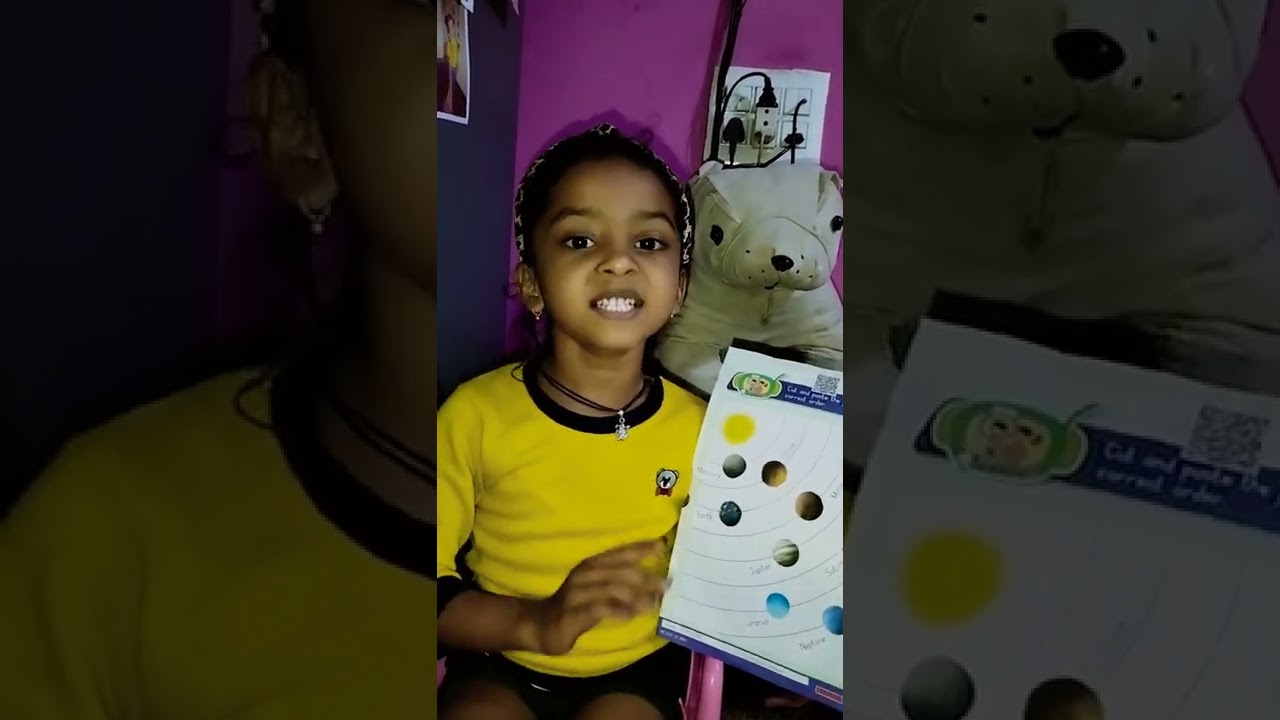 Few lines about Solar system for kids,🌍☀️