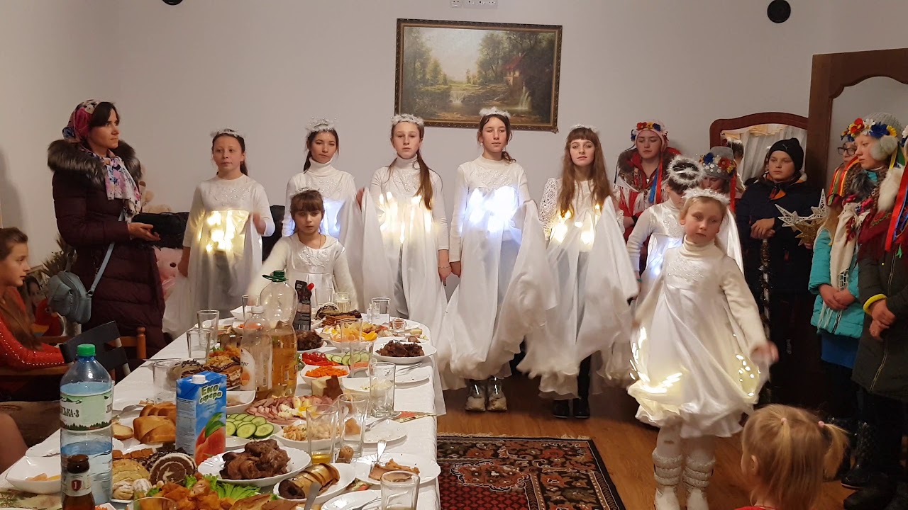Колядки с. Голятин  8_січня 2021 г.