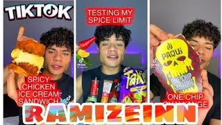 Ramizeinn Eats The Most Spicy Food In The World | TikTok Challenges part 4