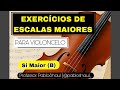 Escala de Si Maior - Violoncelo | Partitura + Metrônomo
