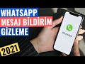 Whatsapp mesajlari ekranda grnmesn