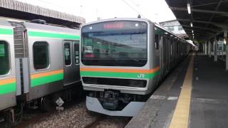 E231系1000番台宮ヤマU55編成(機器更新車) JR宇都宮線普通小金井行き 蓮田駅発車