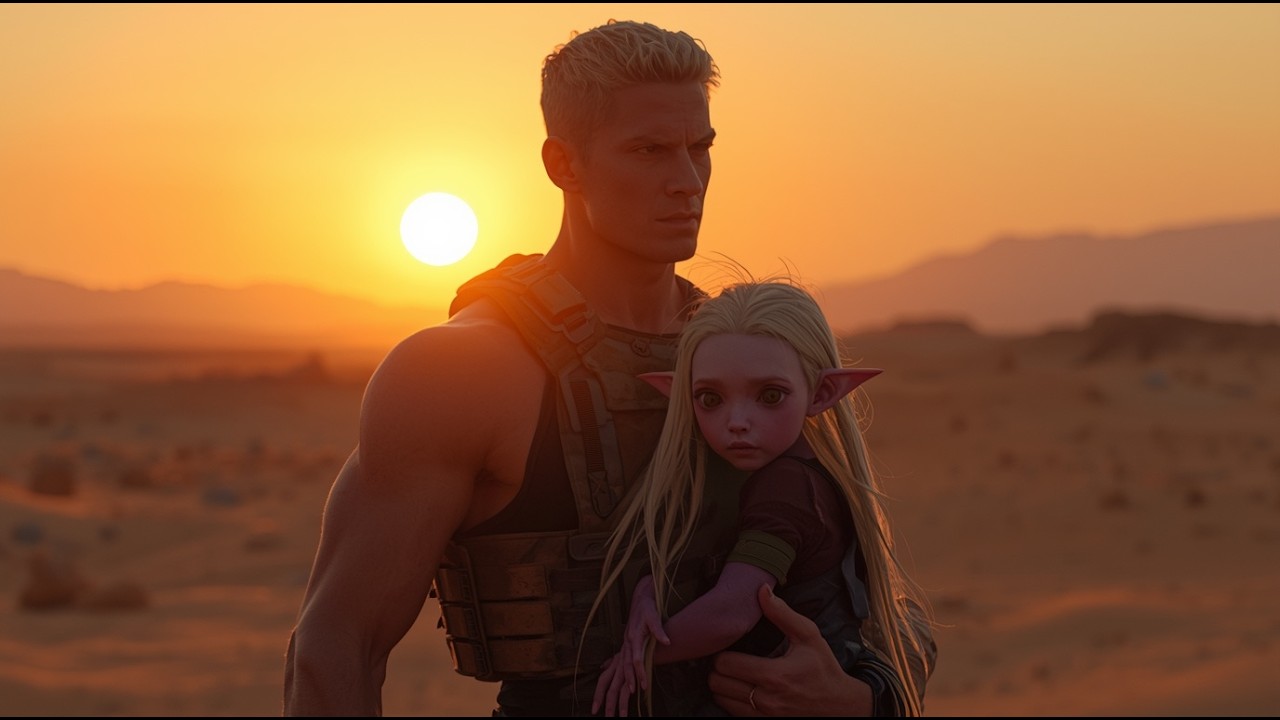 You Smell Like Home —Starving Alien Girl Whispered, Clinging to the Human Stranger   Sci Fi