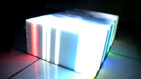 Box and circles video mapping - 2009