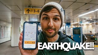 OUR FIRST EARTHQUAKE IN JAPAN  + 1 Day in Tokyo!