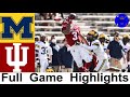 #23 Michigan vs #13 Indiana Highlights | College Football Week 10 | 2020 College Football Highlights