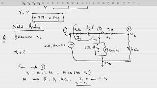 BEE 23 Nodal/Mesh Analysis of AC Circuits