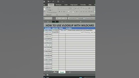 🔥 Master the Magic of VLOOKUP with Wildcards!🎩✨ Learn the trick in 60 seconds #shorts #excel #tricks
