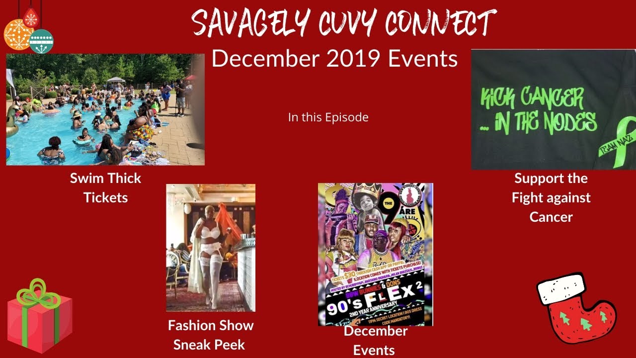 SCC Episode #17 December Plus Size Events