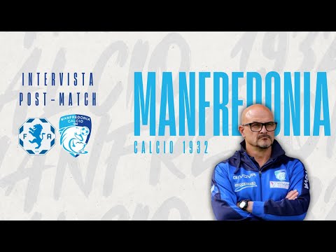 Franco Cinque nel dopo partita di Fidelis Andria - Manfredonia