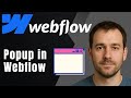 Webflow: How to Create a Popup with Native Interactions (No Code Needed)