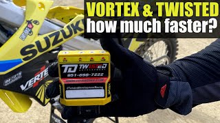 Cut my lap time by 3 seconds  -- VORTEX Ecu & TWISTED - RMZ 250