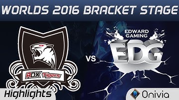 ROX vs EDG Highlights Game 2 Worlds 2016 Bracket Stage ROX Tigers vs Edward Gaming