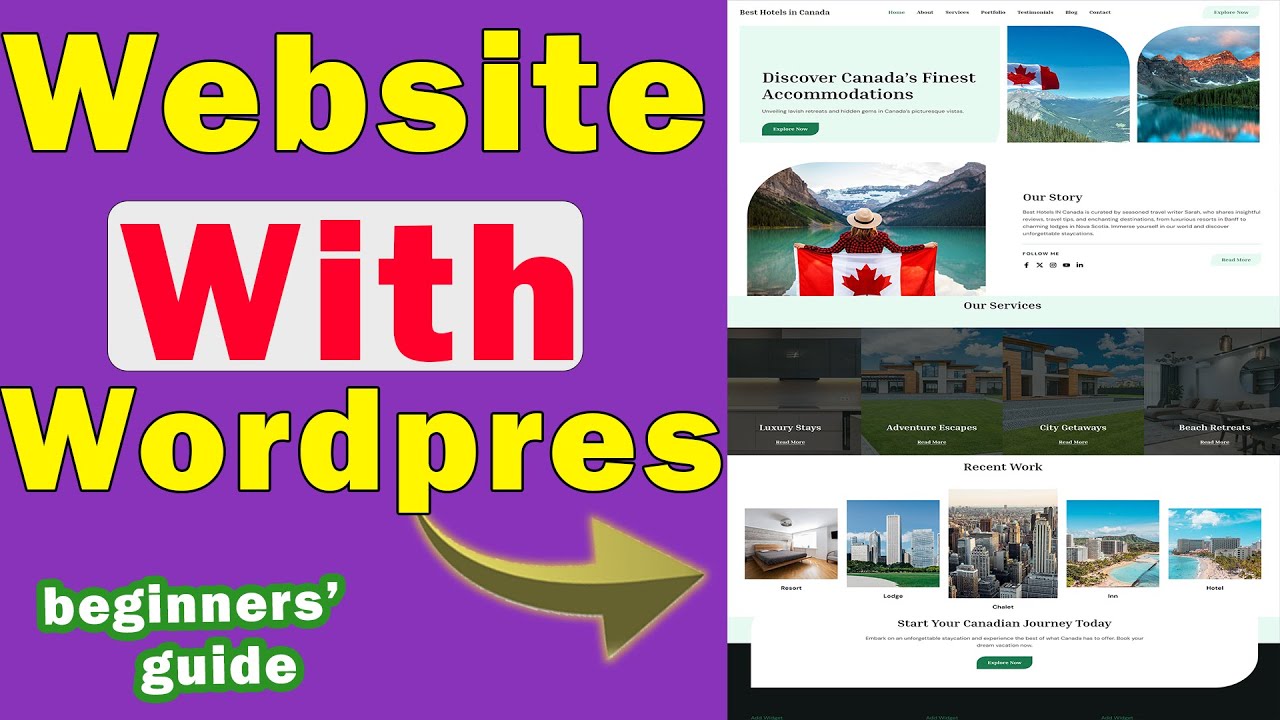 Beginner's guide to creating a website with wordpress (step by step ...