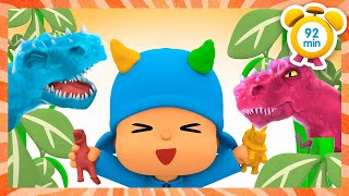 POCOYO in ENGLISH  Learn About Dinosaurs for Kids [92 min] Full Episodes |VIDEOS and CARTOONS