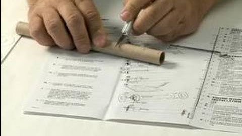 Instructions for Building Model Rockets : Cutting the Engine Mount for Building Model Rockets