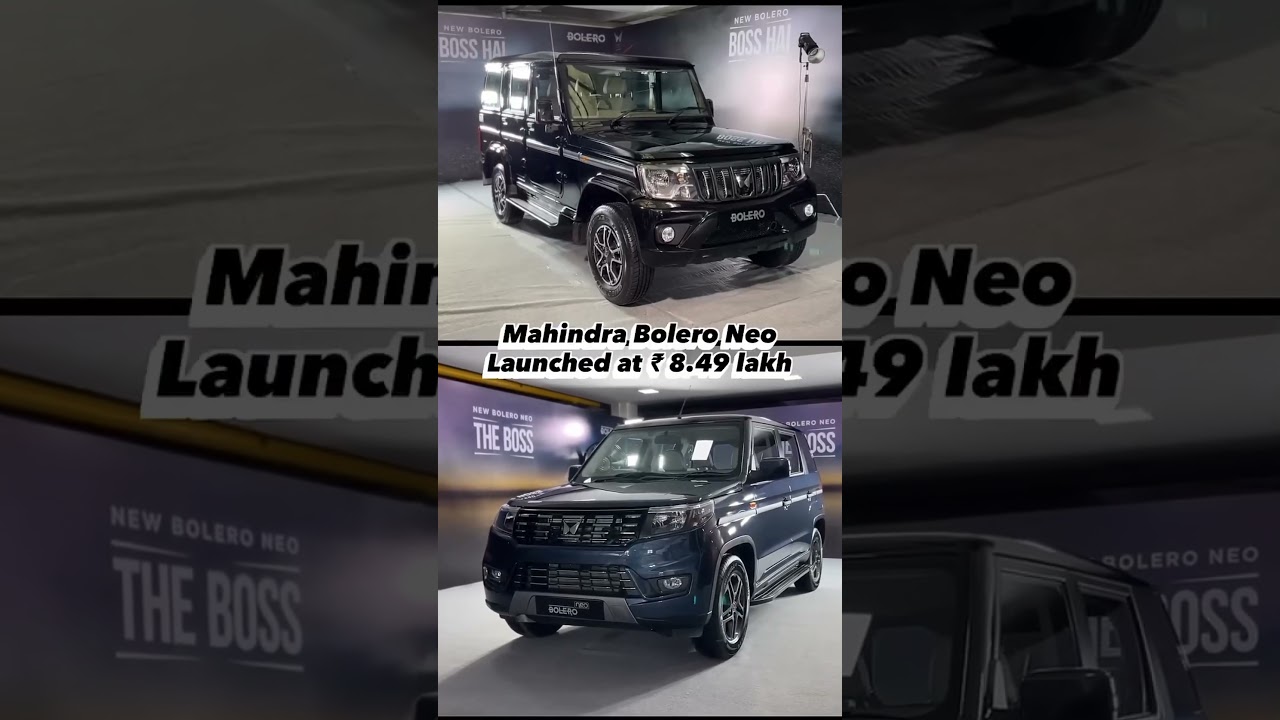 New Bolero Boss & Bolero Neo 2025 Price Revealed 🔥 | Full Comparison & Variants Explained