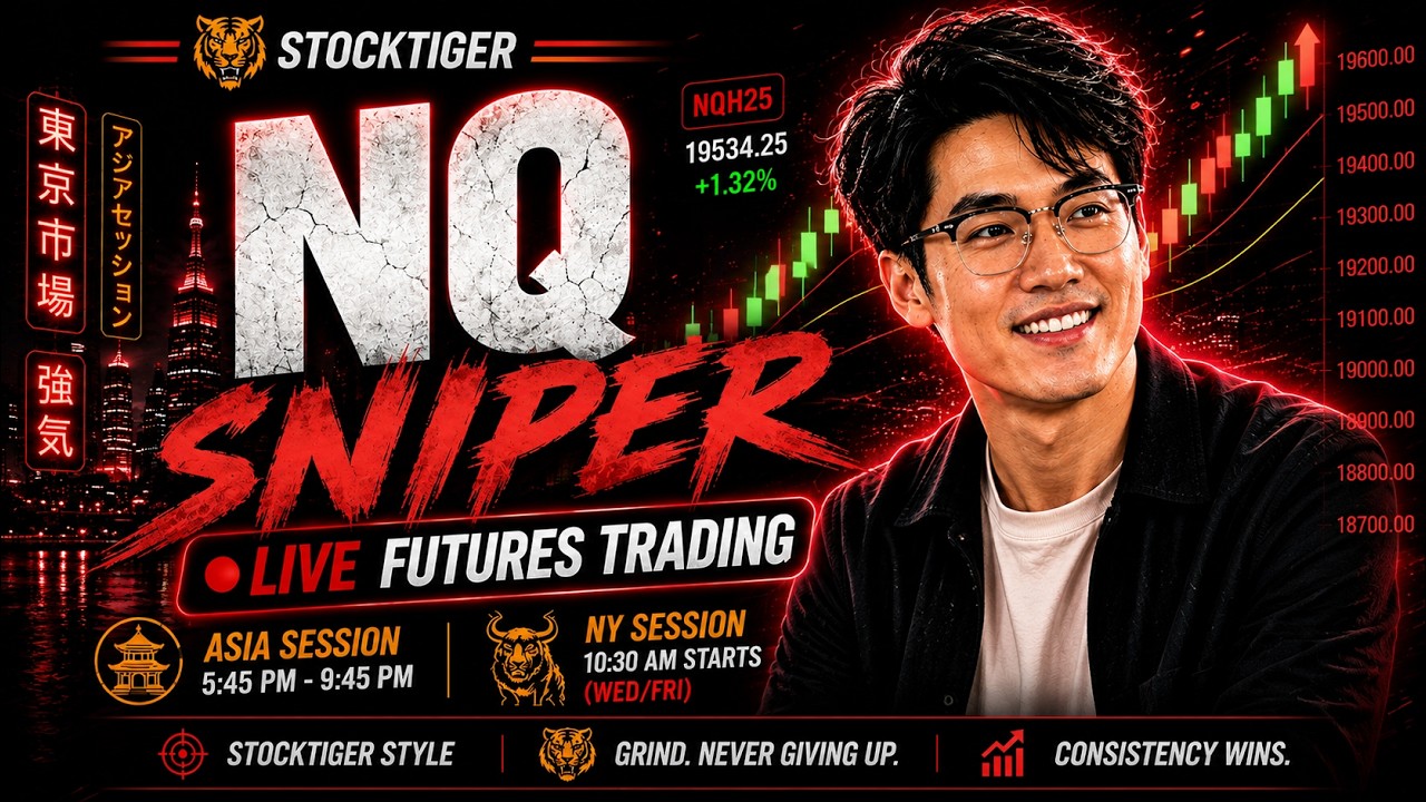 🔴NQ FUTURES LIVE | Asia Session | Can We FINALLY Break This Consolidation? + DAILY GIVEAWAYS 🎁