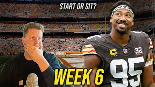 Week 6 Defenses to START and SIT! (Every Matchup)