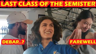 Last class of the semister | Farewell auditions | Students Debar | Vlog