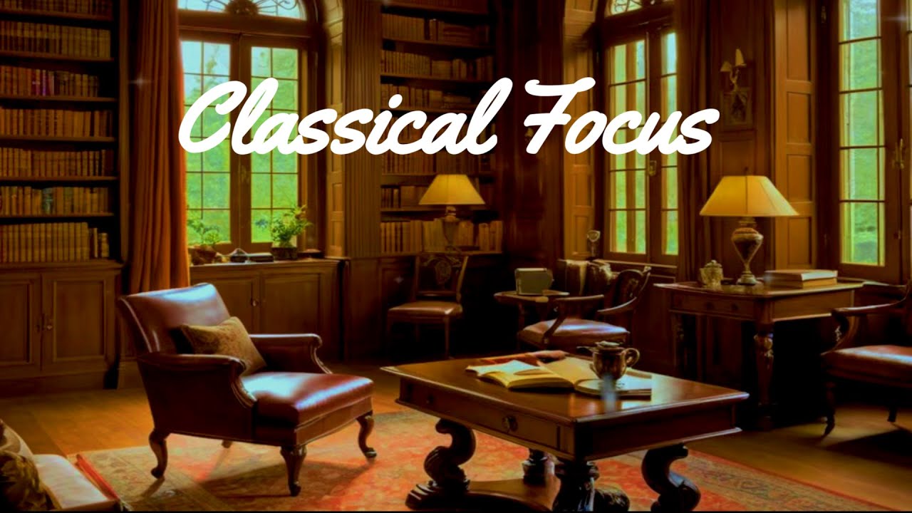 🔴Classical Music for Brain Power Studying Improve concentration Mozart, Bach,Handel,Paganini