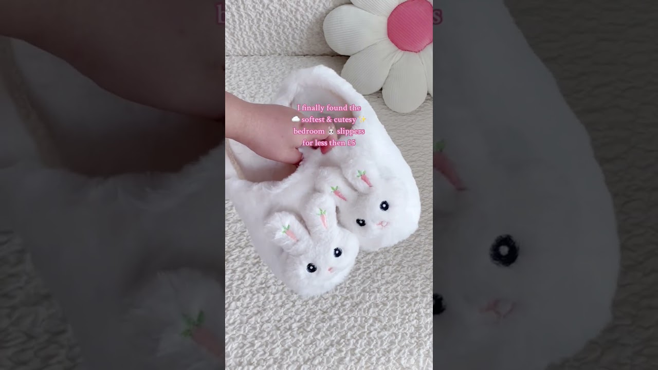 Obsessed with these bunny slippers! perfect gift ideas 