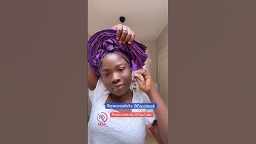 Fast Gele Headwrap For Beginners #gele #turban #headwrap #tutorial