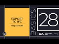 Export to IFC - Preparations