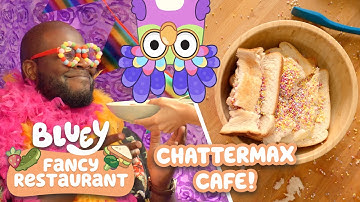 Chattermax Café 🪩 🌈 |  Brand New Original Series ⭐️ | Fancy Restaurant | Bluey
